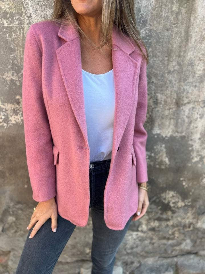 Dame elegant blazer med moderne snit og praktiske lommer Stilla