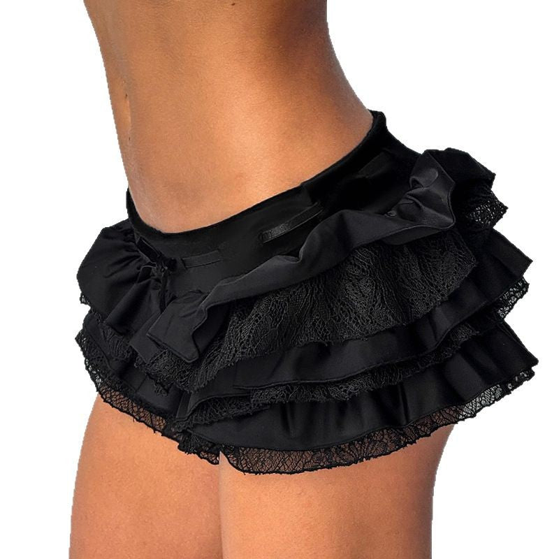 Dame Ruffleskirt med spidse accenter Skovae