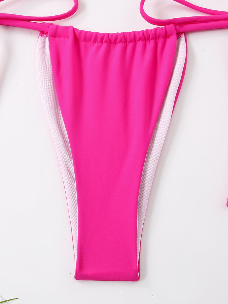 Kvinder Mesh Hæklet Trekant Bikini Sæt Stilla