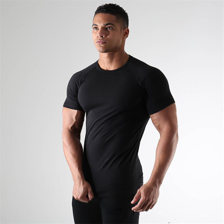 Herren kompressionsshirt med åndbare zoner for optimal muskelstabilitet Stilla
