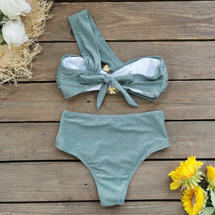 Dame bikini-sæt med luksuriøst indviklet design og funklenede smykkedetalje Stilla