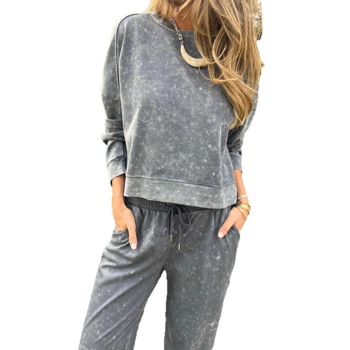 Kvinder Casual Sweatshirt og Jogging Bukser Sæt Skovae
