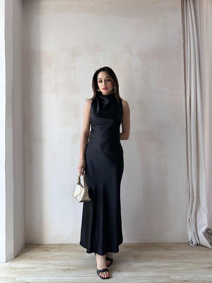 Dame Elegant Bodycon Maxikjole Stilla