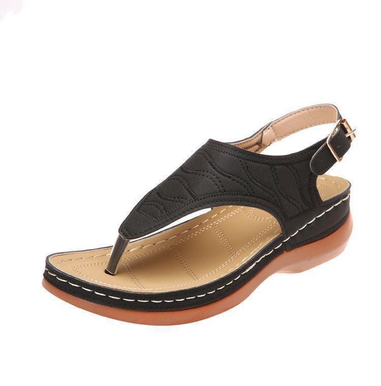Dame elegante sandaler med justerbar hælrem og komfortsål Stilla