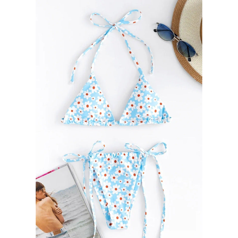 Dame bikini-sæt med blomsterdesign Stilla