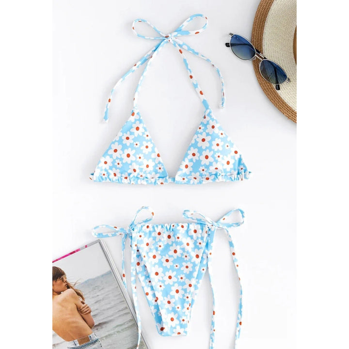 Dame bikini-sæt med blomsterdesign Stilla