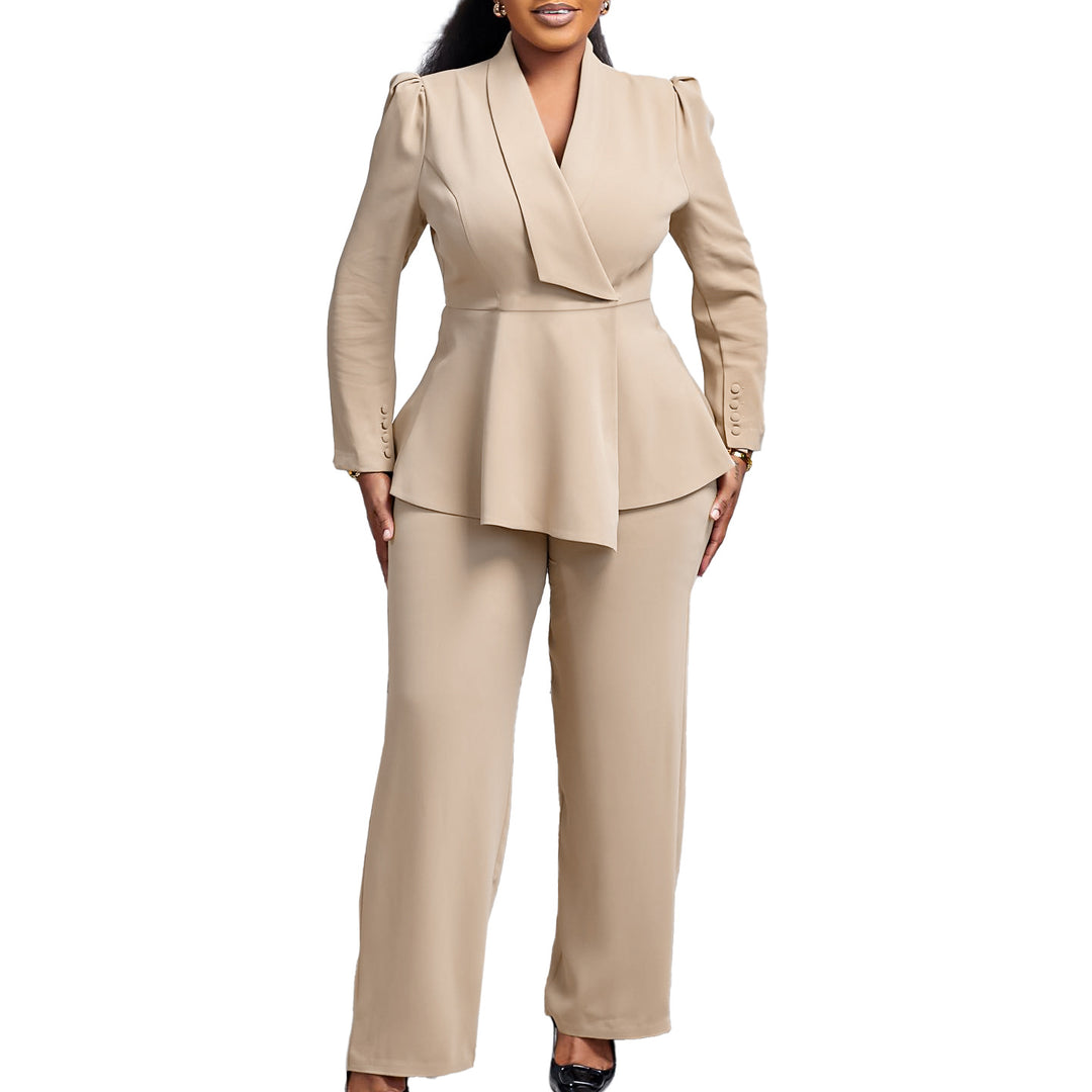 Damer Elegant Blazer-Bukser-Sæt Stilla