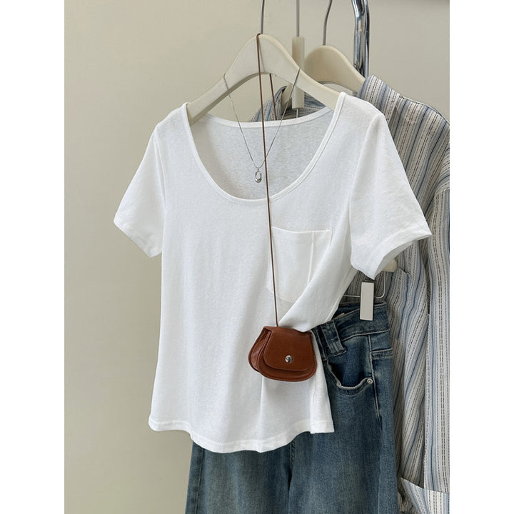 Femme Basic Lomme T-Shirt Stilla
