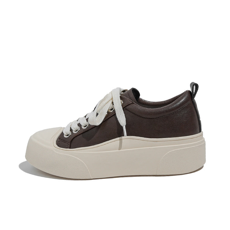 Dame Sneakers med fluffy mesh-overflade og moderne plateau Stilla
