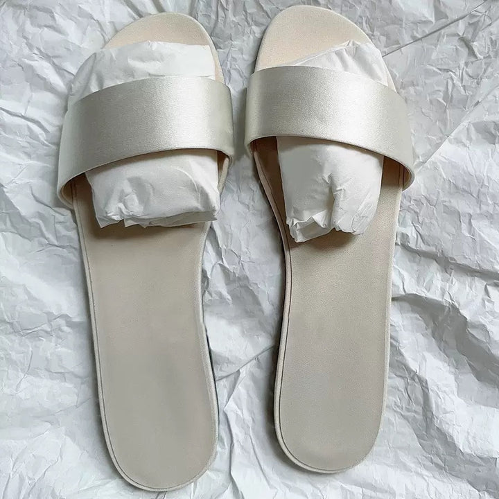 Dame Sleek Minimalist Slide Sandaler Stilla