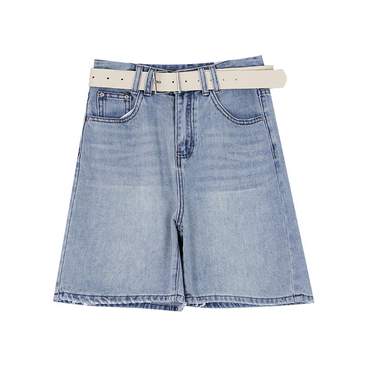 Damer casual jeansshorts med bred pasform og moderne elementer Stilla