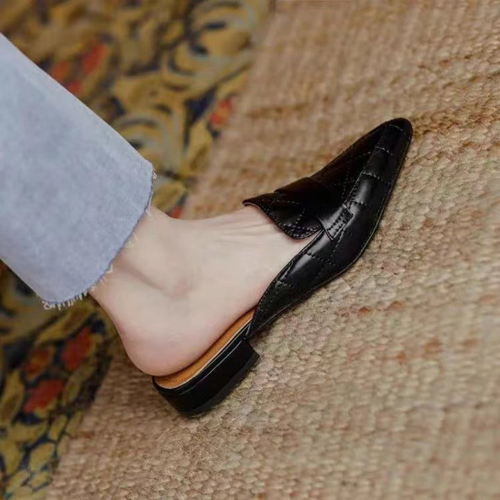 Dame elegante mules med moderigtigt kviltedesign og komfortabelt fodbund Stilla