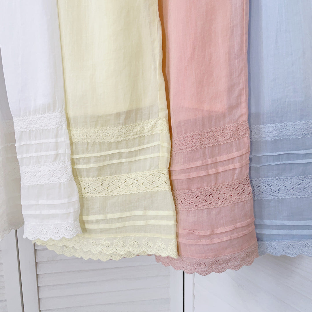 Femme Spidsbesatte Åndbare Culottes Stilla