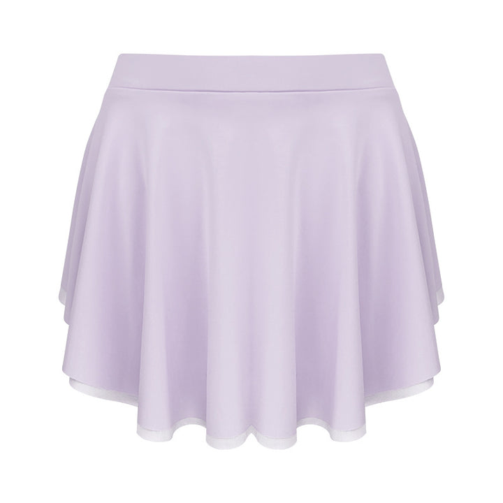 Dame flydende mini-nederdel med elastisk talje og elegant snit Stilla