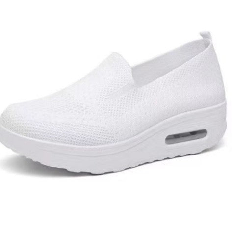 Dame Sporty Slip-On Sneakers med luftpolstring og åndbart overmateriale Stilla