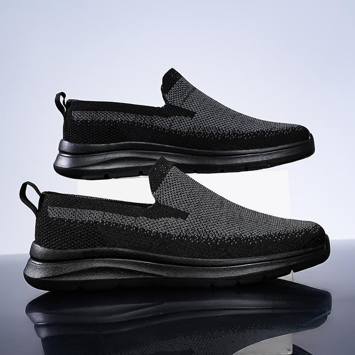 Herrer Slip-On Strik-Sneakers med let komfort Stilla