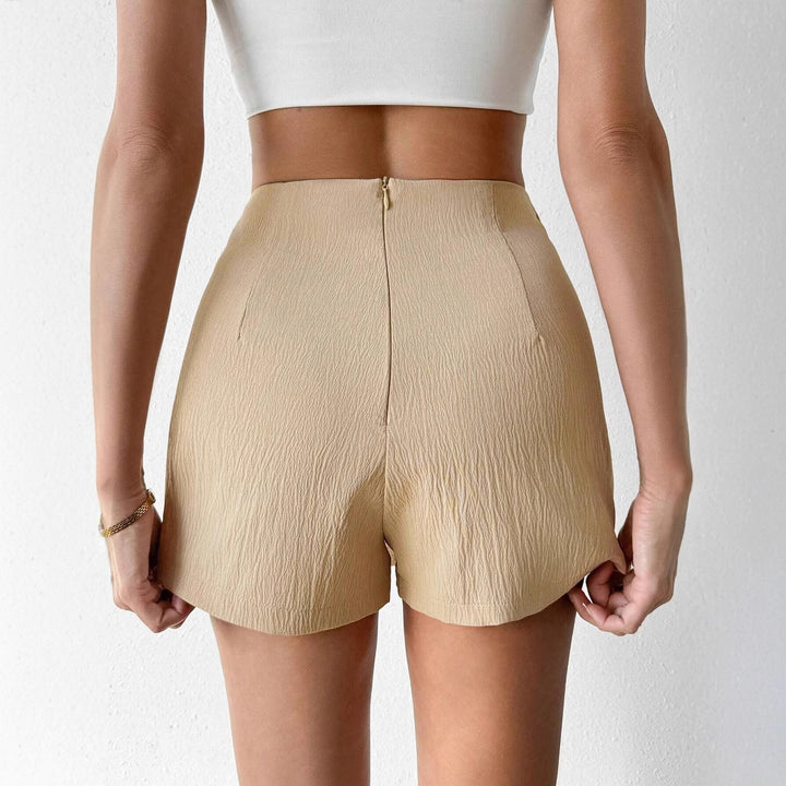 Dame Trendy Slynge Skirt med elastisk talje og sidelæns bindebælte Stilla