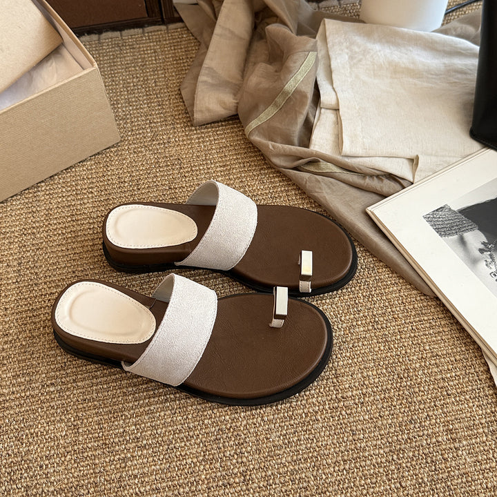 Femme Stilfulde Komfort Rutsje Sandaler Stilla