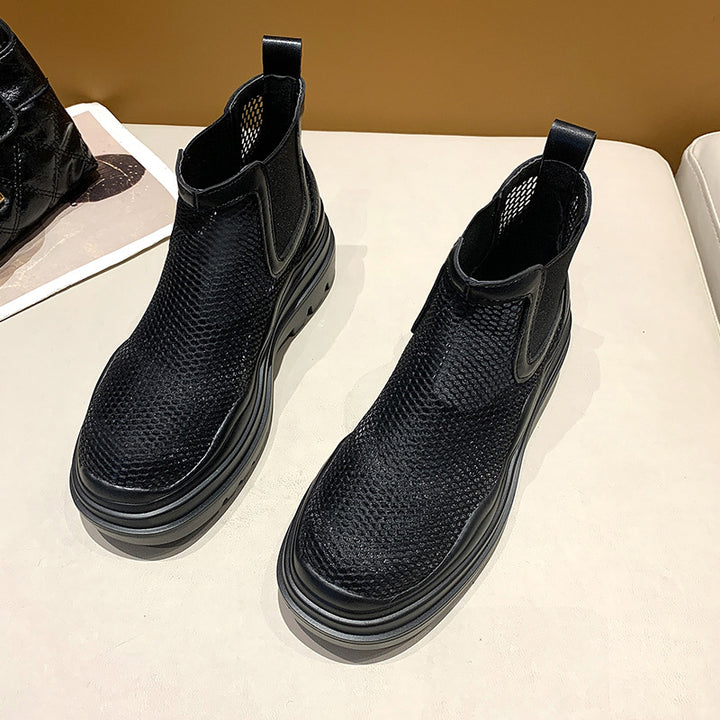 Dame Sporty Mesh Støvletter med elastiske indsatser og skridsikker sål Stilla