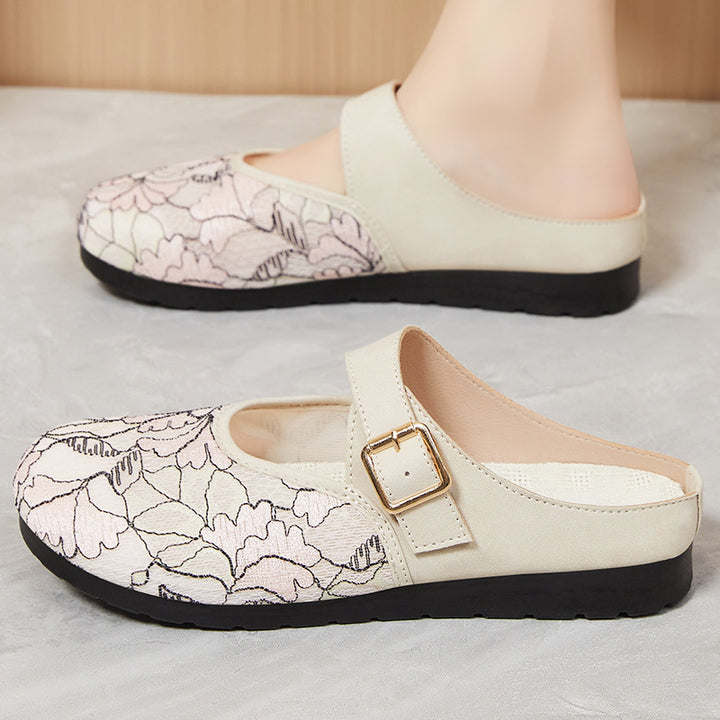 Femme Floral Clogs til at glide i Stilla