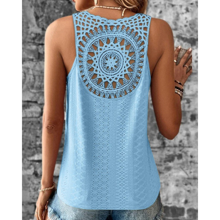 Femme Hæklet ryg Tanktop Stilla