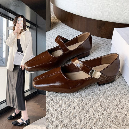 Damer Ballerinas med elegant ankelrem og moderigtigt design Stilla