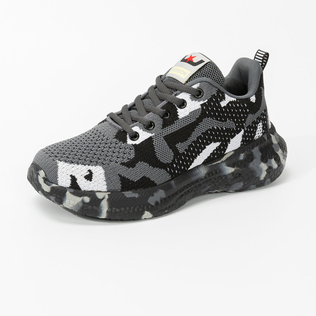 Herrer Dynamisk Camouflage Performance Sneakers Stilla