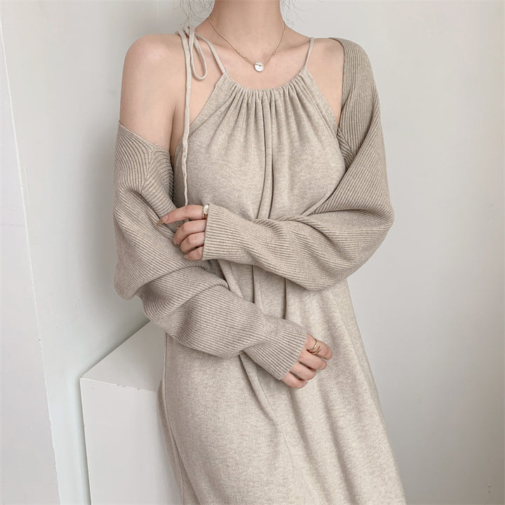 Femme Loose Fit Maxi Kjole med justerbare stropper Stilla