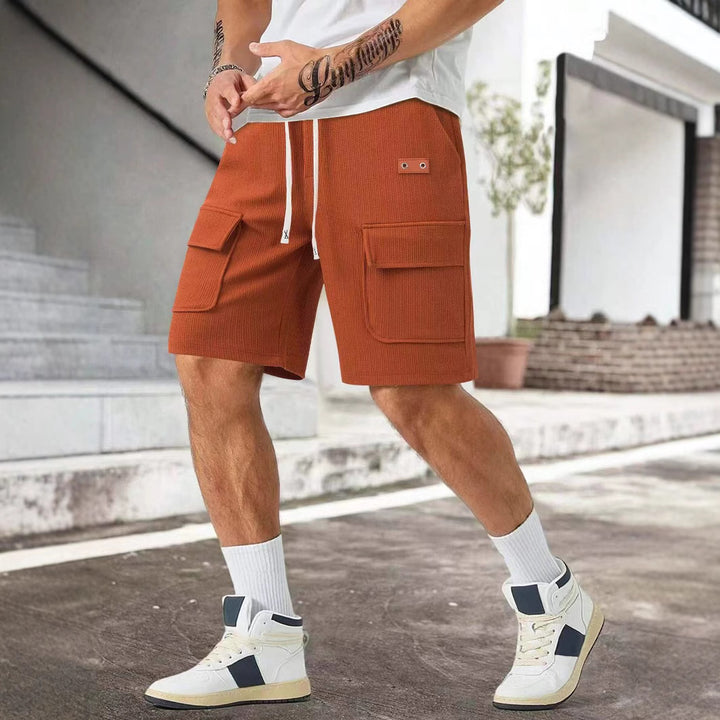 Herrer Cargo-shorts med praktiske lommer og åndbart stof Stilla