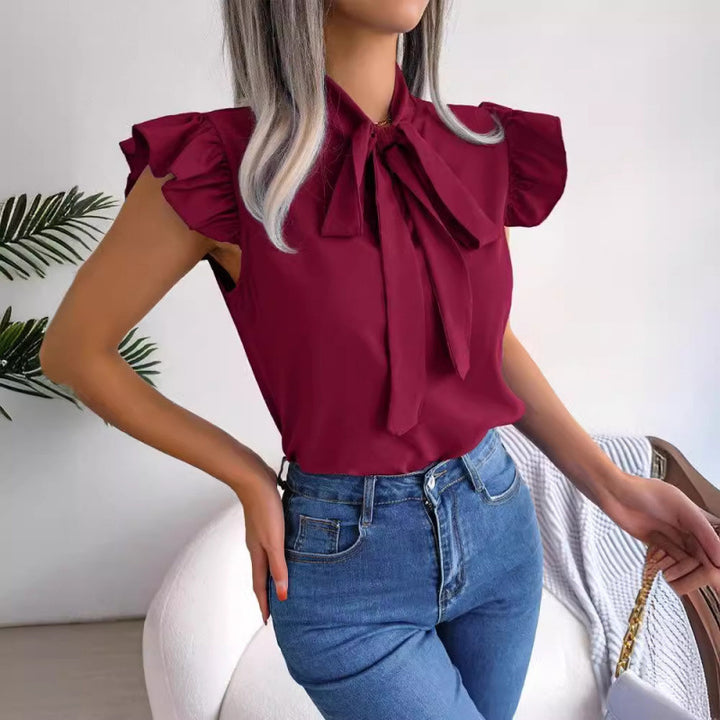 Femme elegant Sløjfebluse Stilla