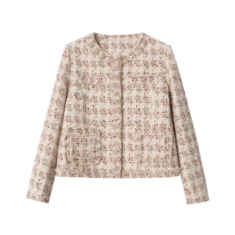 Kvinders elegante og strukturerede boucle jakke Stilla