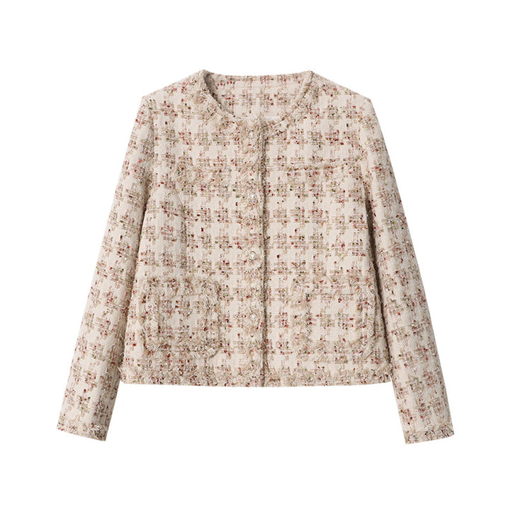 Kvinders elegante og strukturerede boucle jakke Stilla