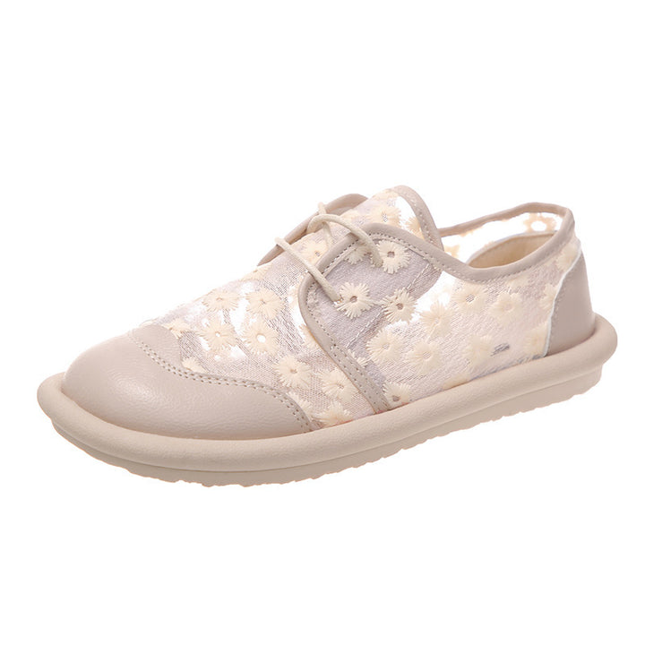 Damer Luftige Blomster Sneakers Stilla