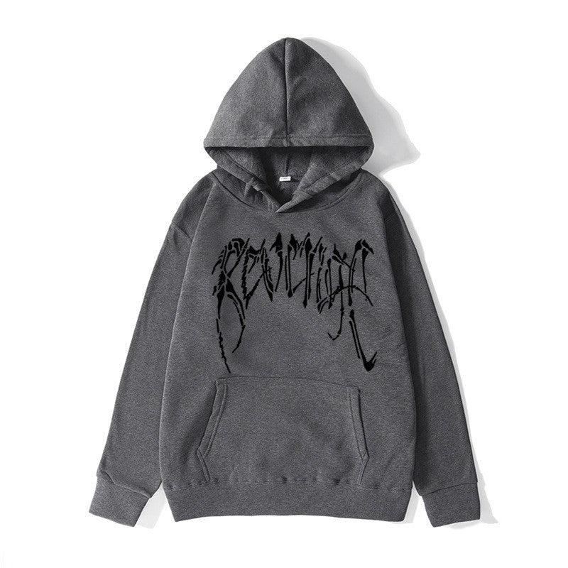 Dame hoodie med unik grafisk tekst Skovae