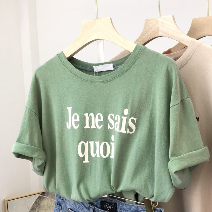 Dame Casual Graphic T-Shirt Stilla