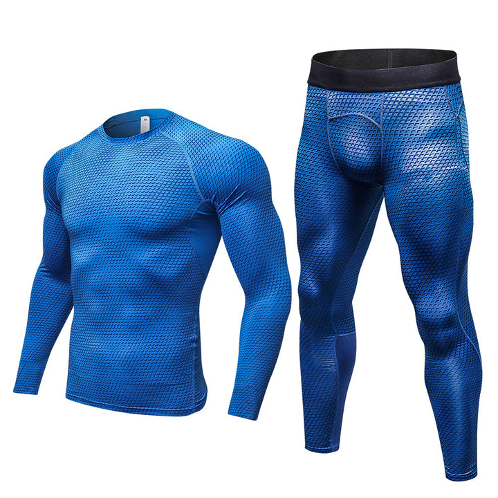 Herrer funktionel overdel og kompressions leggings sæt Stilla