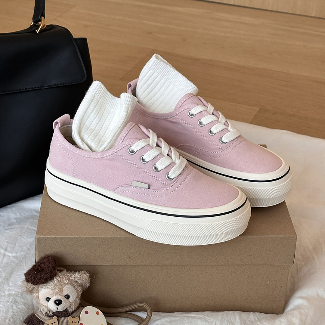 Kvinder Fritids Snøreplade Sneakers Stilla