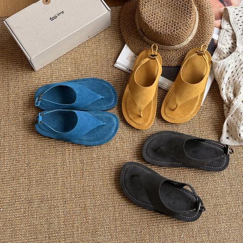 Femme Stilfulde Komfort Tå Bånd Sandaler Stilla