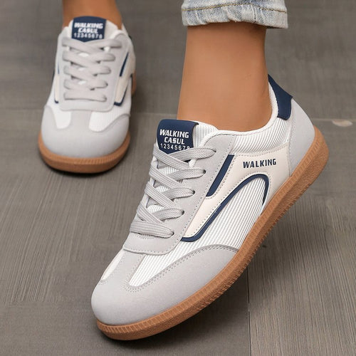 Dame Sporty Sneakers med åndbart mesh-overflade og skridsikker sål Stilla