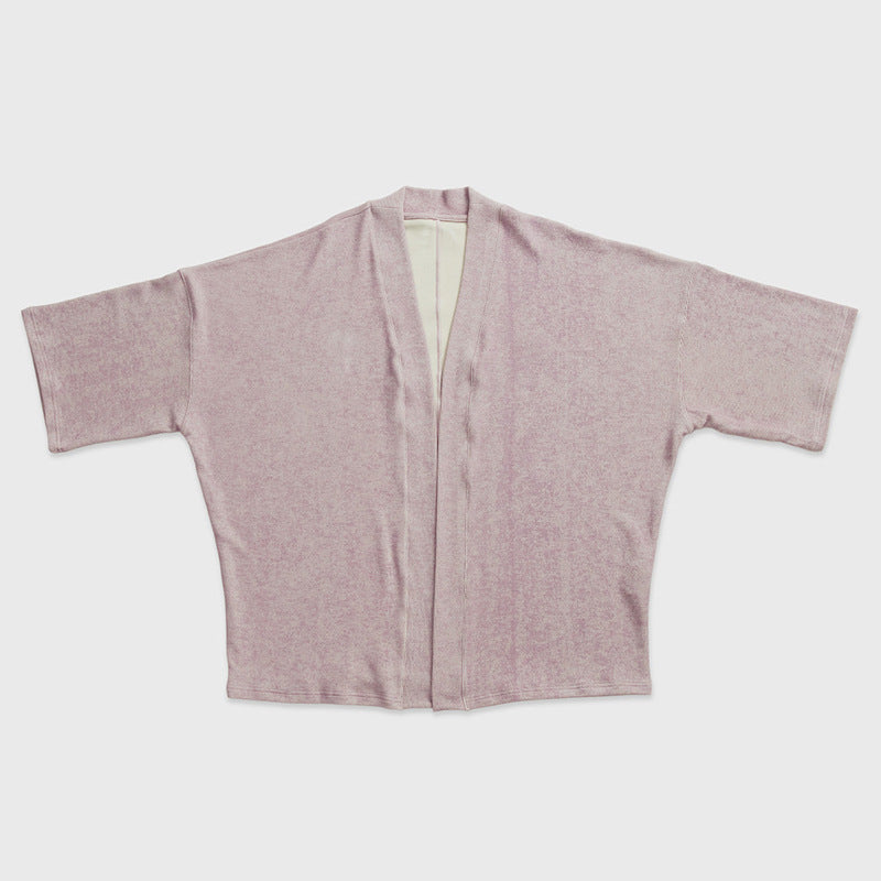 Dame Kimono-Cardigan lavet af blødt blandingsmateriale med vid широкий snit Stilla