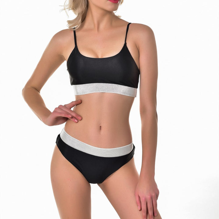 Dame Sport-Bikini Sæt med elastisk bånd og funktionel top Stilla