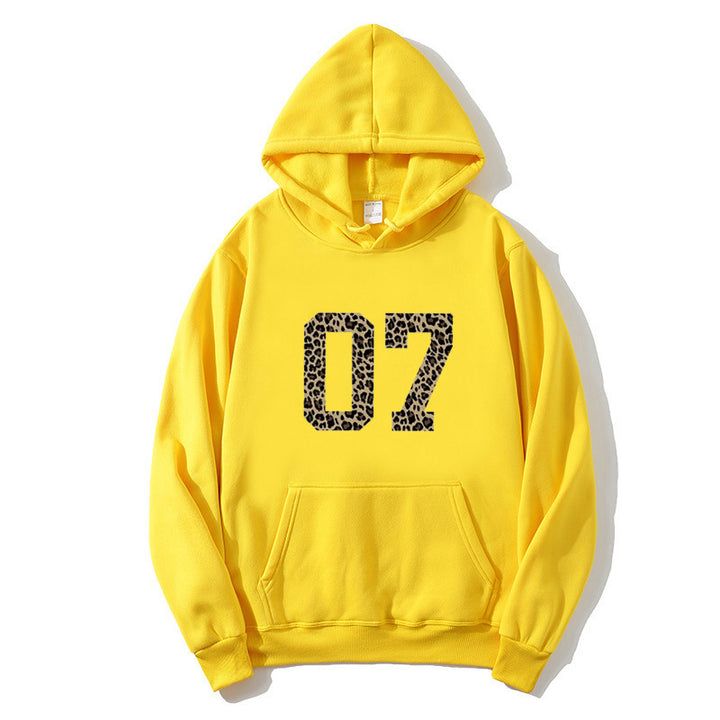 Kvinder Hoodie med moderne dyreprint Skovae