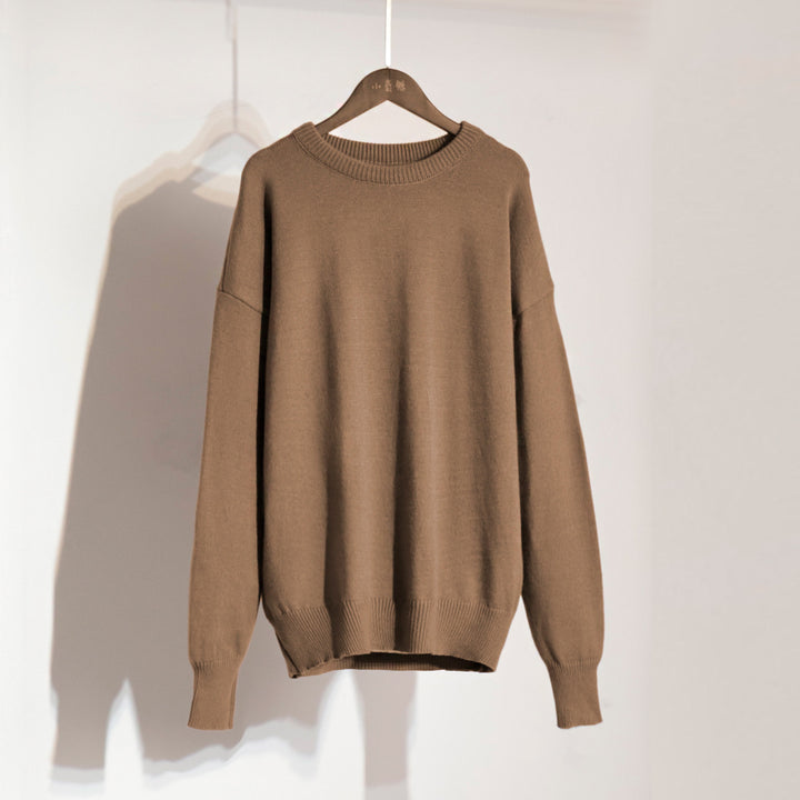 Kvinders oversized sweater med tekstureret strikmønster Stilla