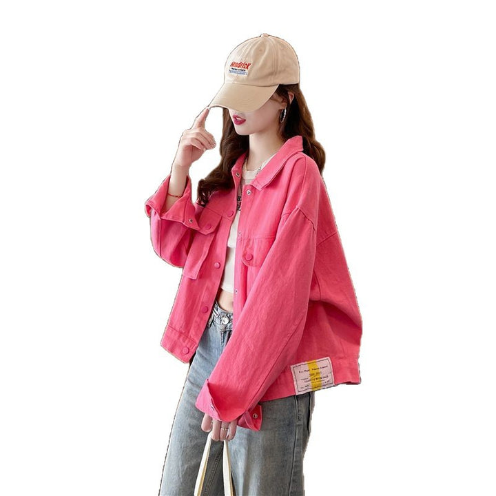 Kvindernes fashionable oversized jakke med trykknapper Stilla
