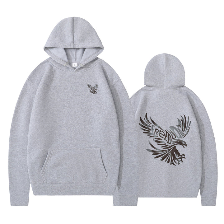 Dame hoodie med ikonisk ørnedesign og blød indvendig for Stilla