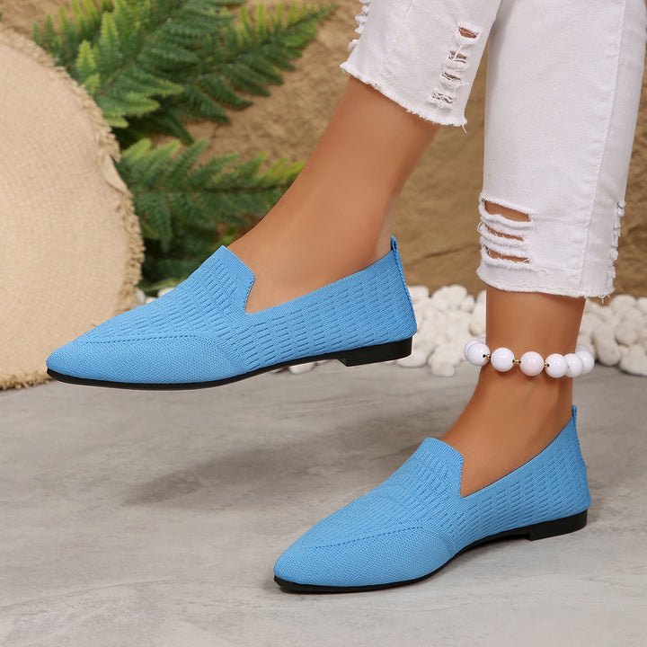 Dame Teksturerede Slipper Loafers Stilla