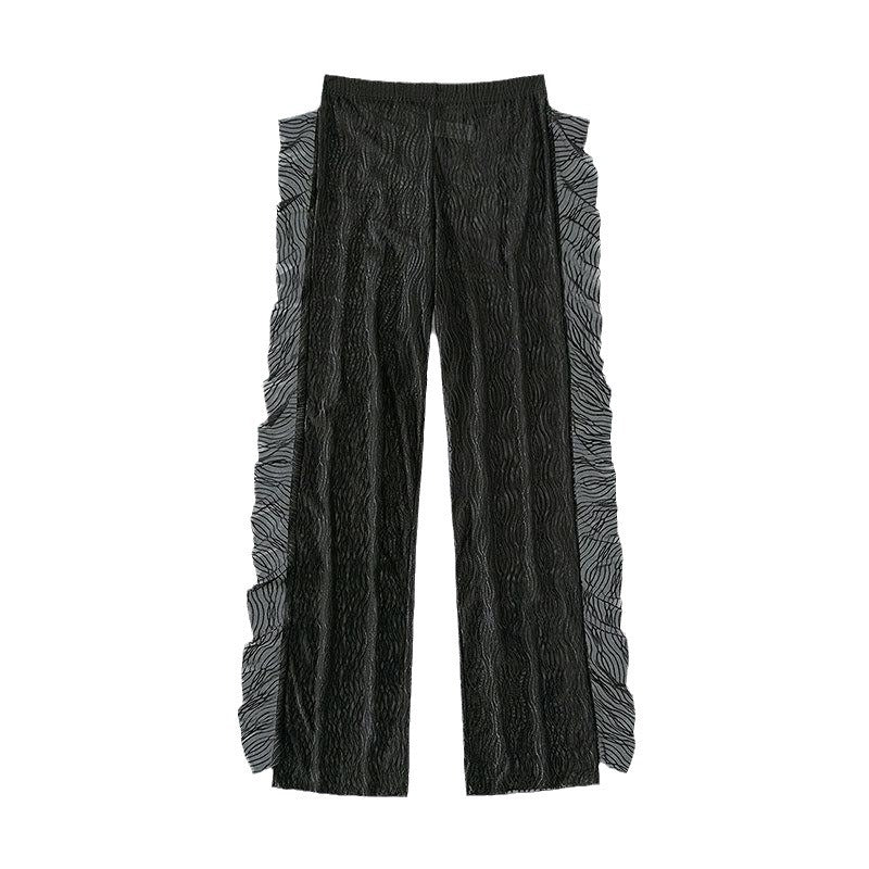 Dame Rufflesarong i gennemsigtig materiale Skovae