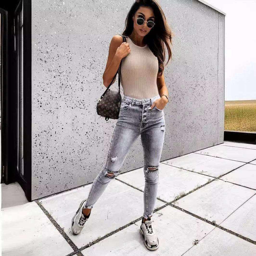 Damer Formfittende Bodysuit Stilla