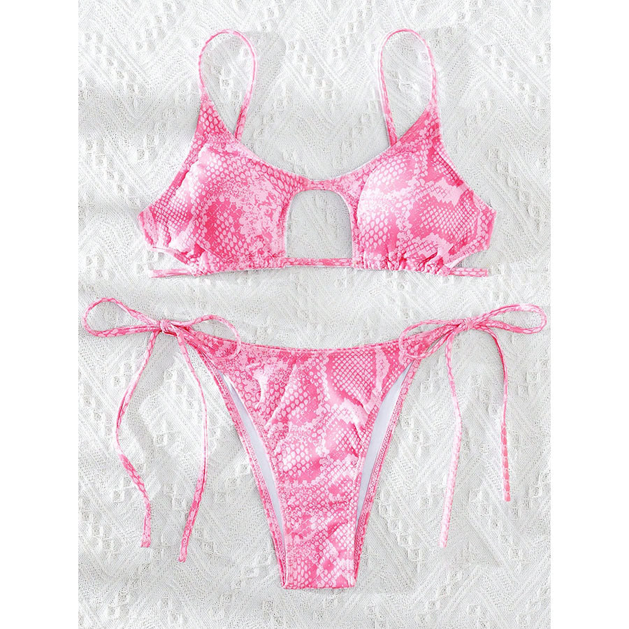 Dame stilfuld Cut-Out Triangel Bikini Sæt Stilla
