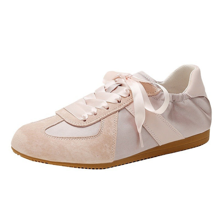 Dame Luxe Satin Schnürsneakers Stilla
